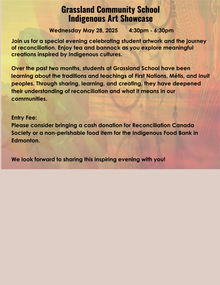 May 28 4:30-6:30 p.m. Indigenous Art Showcase