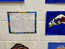 Student art description